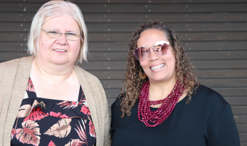 Board of Education President, Annette Johnson with Superintendent of Schools, Dr. Jennifer Norrell