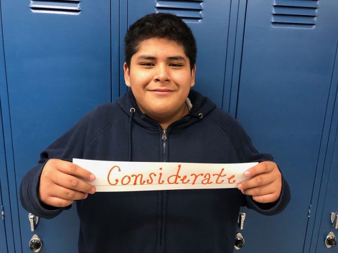 Richard Galicia, Richard has shown much growth throughout the school year. He has chosen to take time out of his day to work after school and at lunch on his studies and raise his grades and reading level. He shows kindness and is sincere with his classmates. Richard is a respectful young man and very deserving of this award.