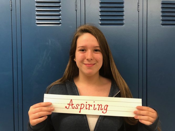 Alondra Navarro ,  Alondra is a student who works hard, and always strives to do her best. She challenges herself and sets goals that she can attain. Aside from her academic success, Alondra is also kind and helpful to both peers and teachers. Alondra, your desire to be a good person and your dedication to being successful will take you far in life.