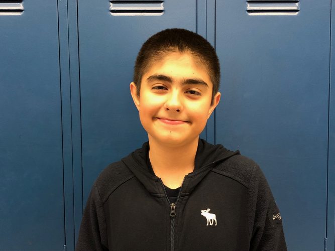 Marvin Torres is our first student of the month for November. Marvin is sagacious. He always uses good judgment, both academically and socially. When there is a choice to be made, you can count on Marvin to make the right one. Marvin is always fair and kind to those around him, teacher and student alike. Thanks for being you, Marvin