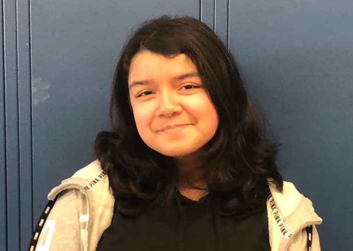 Jennesy Zepeda:  is always up for a challenge. When no one else is up for trying, Jennesy will, because she knows that trying is half the battle when it comes to school. She is also a good friend and fun to be around. Congratulations Jennesy!