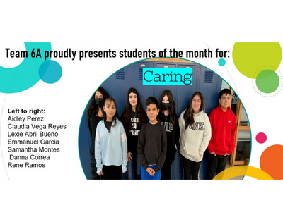 6A Students of the Month