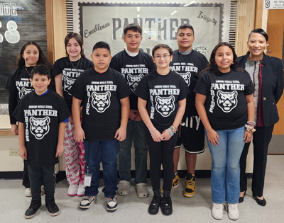 6th Grade:  Marianyerly C., Christian G., Julian G.P., Emma M., Valeria R., William R., Arturo T., Emily Z.