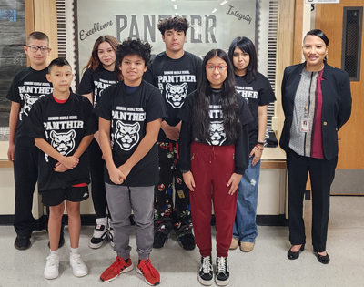 8th Grade:  Samantha G., Alexis L.G., Mateo M., Milagros M., Ariam M., Jayden P., Adiley P.C., Alejandro Q.P., Francisco R.