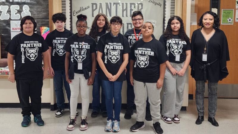 Principal Mrs. Patterson   Grade 6 Students:  Camila C., Jordan C., Nailah D.W., Gael G-C., Mateo M., Alondra R., Maria V.A., Amar W.