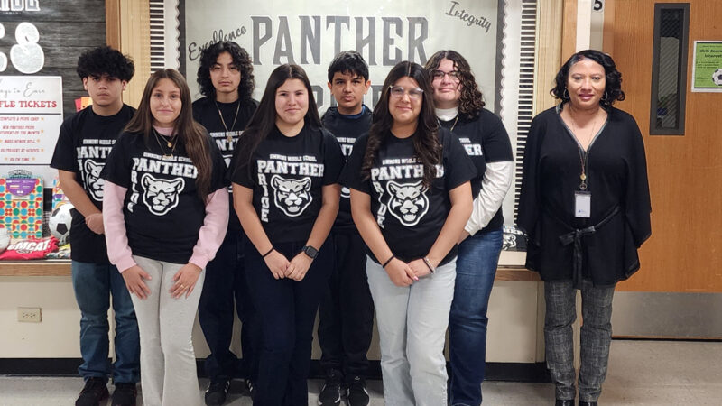 Principal Mrs. Patterson   Grade 8 Students:  Joceline C.A., Emmanuel G., Andre M.V., Alexa O., Analeah R., Gianna R., Yerik S., Sophia V.
